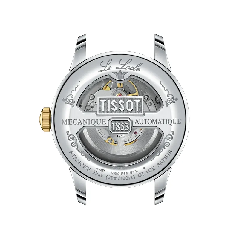 Tissot Le Locle Powermatic 80 Green Dial Men's Watch- T006.407.22.093.00